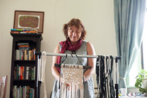 Macrame artist in residence