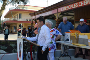 Town Square opens and so does time capsule