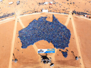 True Blue spirit sets record