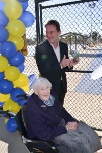 Ribbon cut on new netball courts