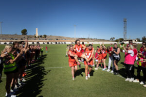 South FC player celebrates 150th game