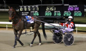 Young racer nets first win