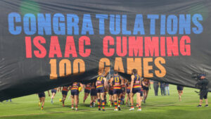 Cheese plays 100th game