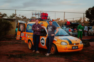 Colourful cars roll in