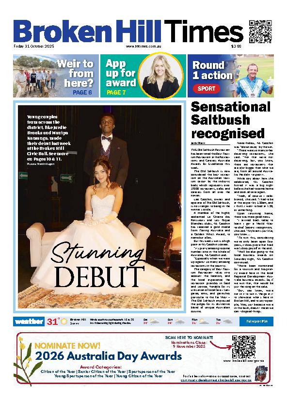 Broken Hill Times – 31st October 2025