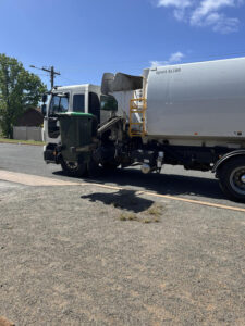 Weekly green waste binned