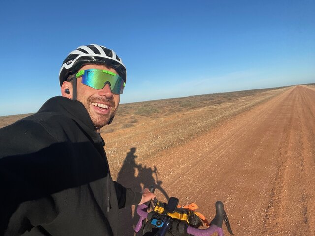 From ocean to Outback by bike