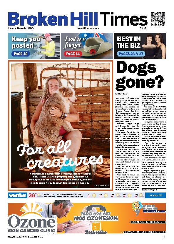 Broken Hill Times – 7th November 2025