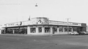 City shopping in a country town