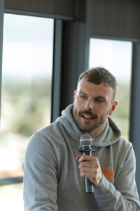 Olympic gold medallist brings mental health message