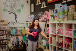 Lollipop Tree calls for local shopping