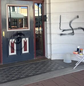 Man charged after hate crime