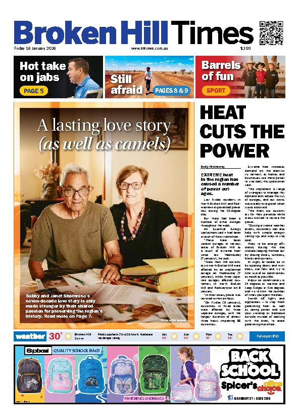 Broken Hill Times – 16th January 2026