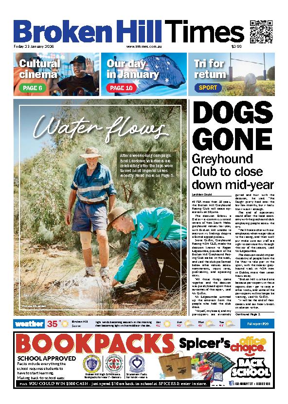 Broken Hill Times – 23rd January 2026