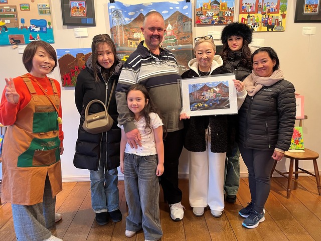 Local artist takes on Tokyo