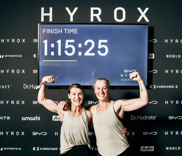 Pair claim Hyrox sliver in NZ